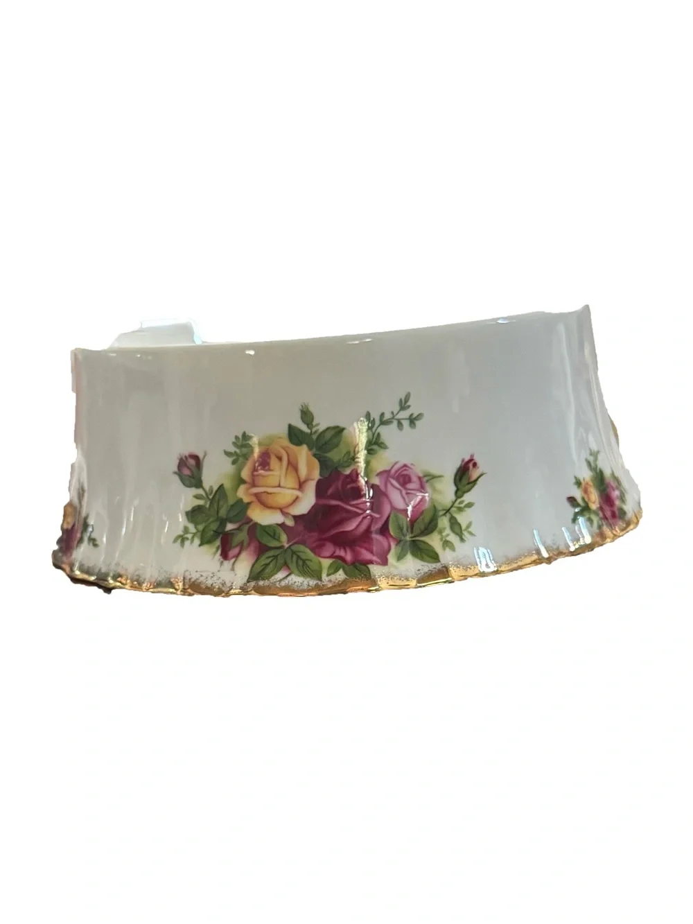 Royal Albert Old Country Roses Fine China Pet Bowl NIB Cottagecore Grandmacore